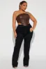 Fill You In Stretch Bootcut Jeans - Dark Wash sold by Fashion Nova