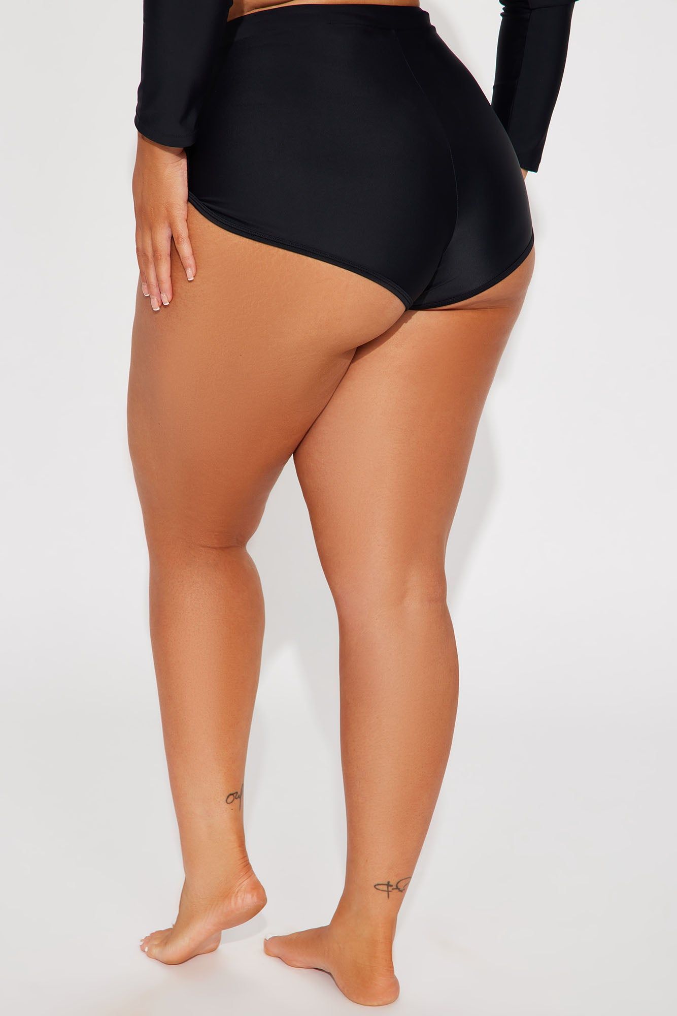 Maui Dolphin Boyshort Bikini Bottom - Black sold by Fashion Nova product image thumbnail 7