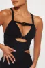 Strapping Up Maxi Dress - Black sold by Fashion Nova