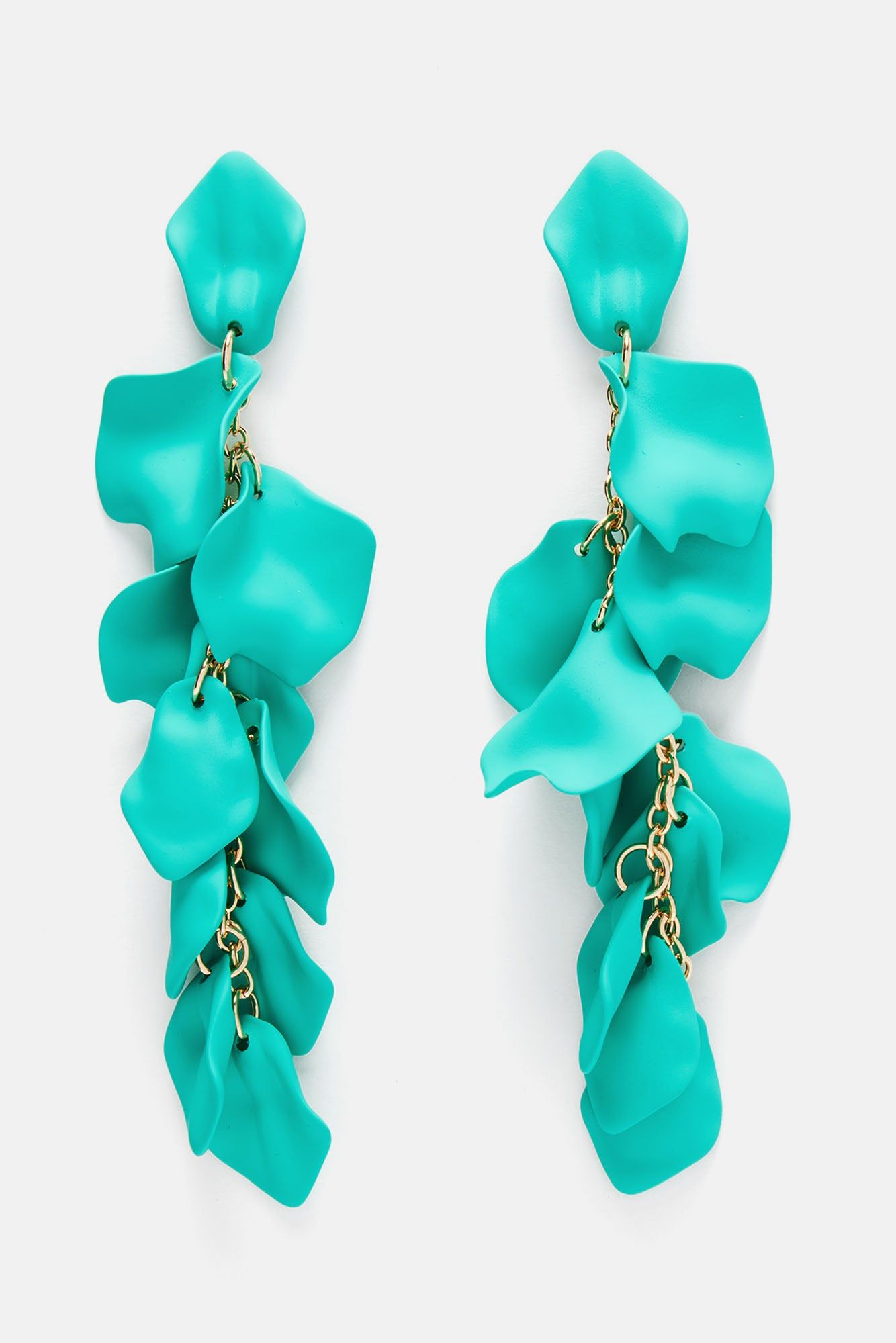 Waves Of The Sea Earrings - Turquoise sold by Fashion Nova product image thumbnail 3