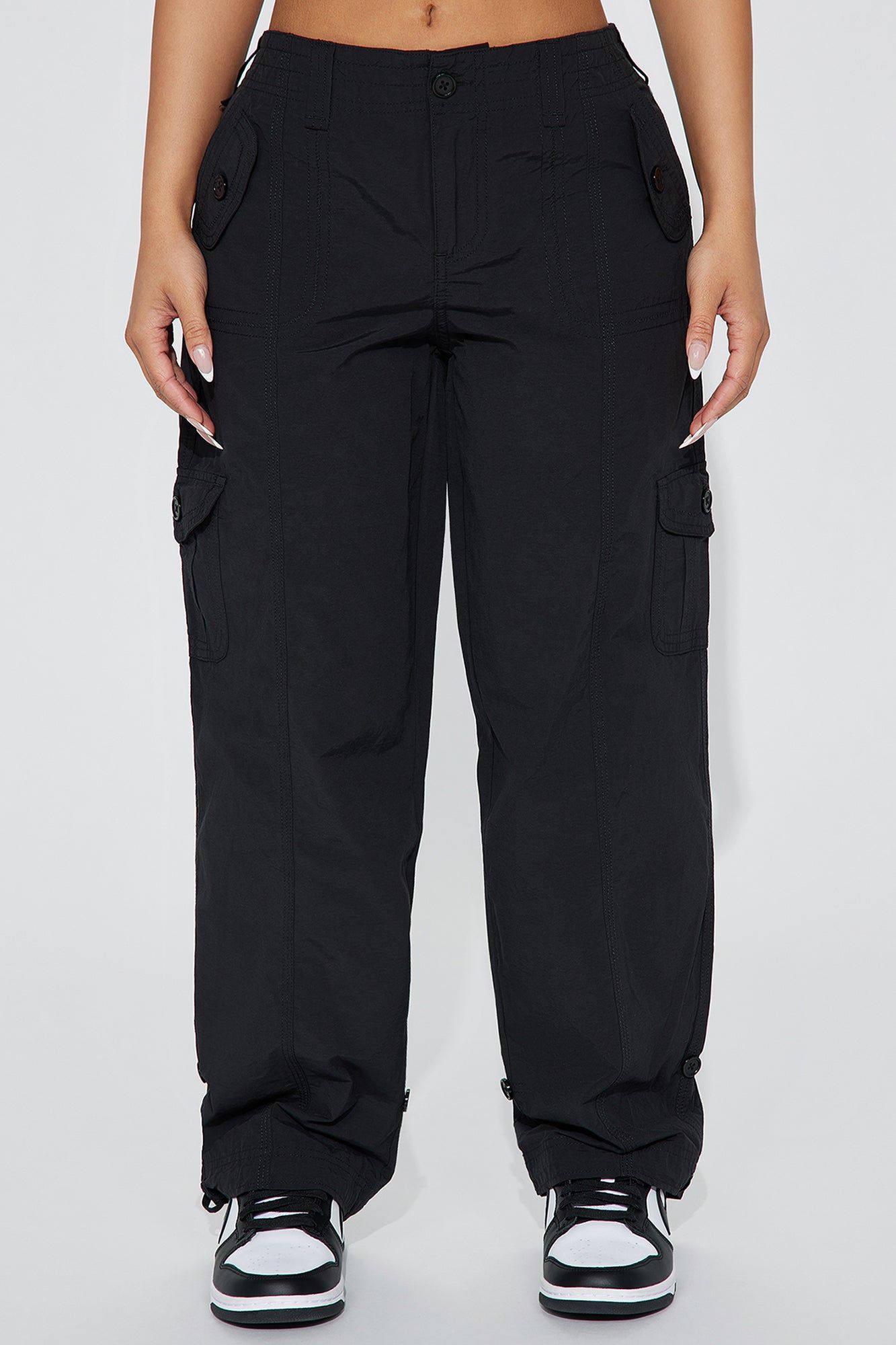 Hold On Cargo Parachute Pant - Black sold by Fashion Nova product image thumbnail 2