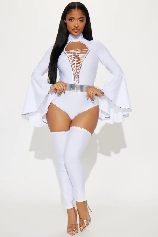 Space Princess 3 Piece Costume Set - White sold by Fashion Nova