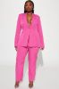 Business Chic Blazer Pant Set - Pink sold by Fashion Nova