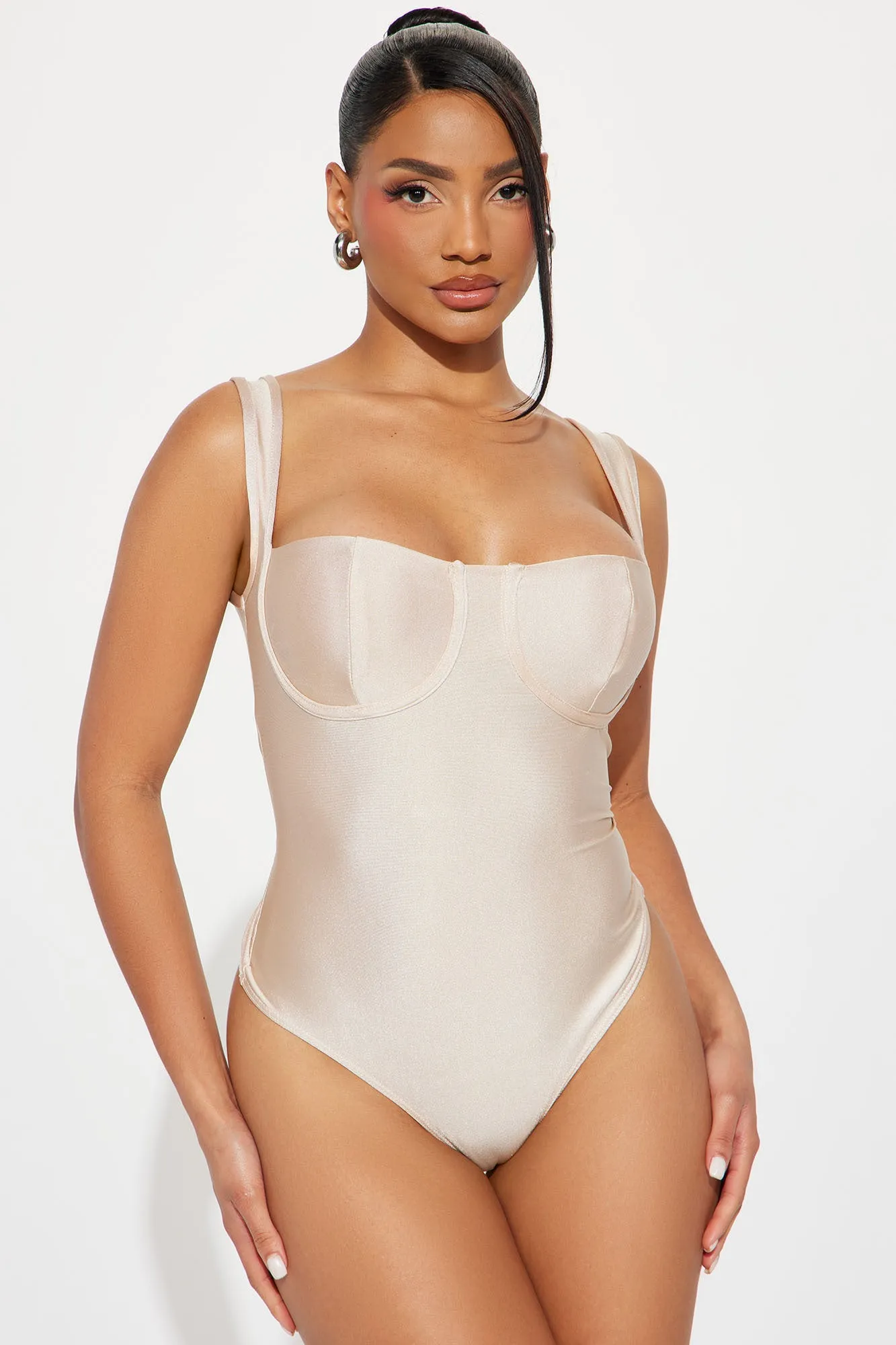 Better Like This Bodysuit - Tan sold by Fashion Nova