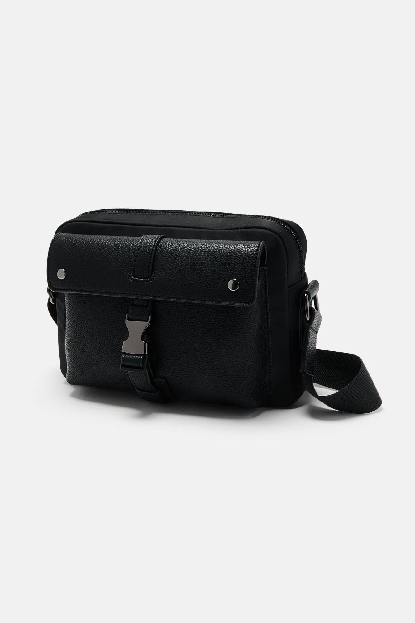 One Time Buckle Crossbody Bag - Black sold by Fashion Nova product image thumbnail 3