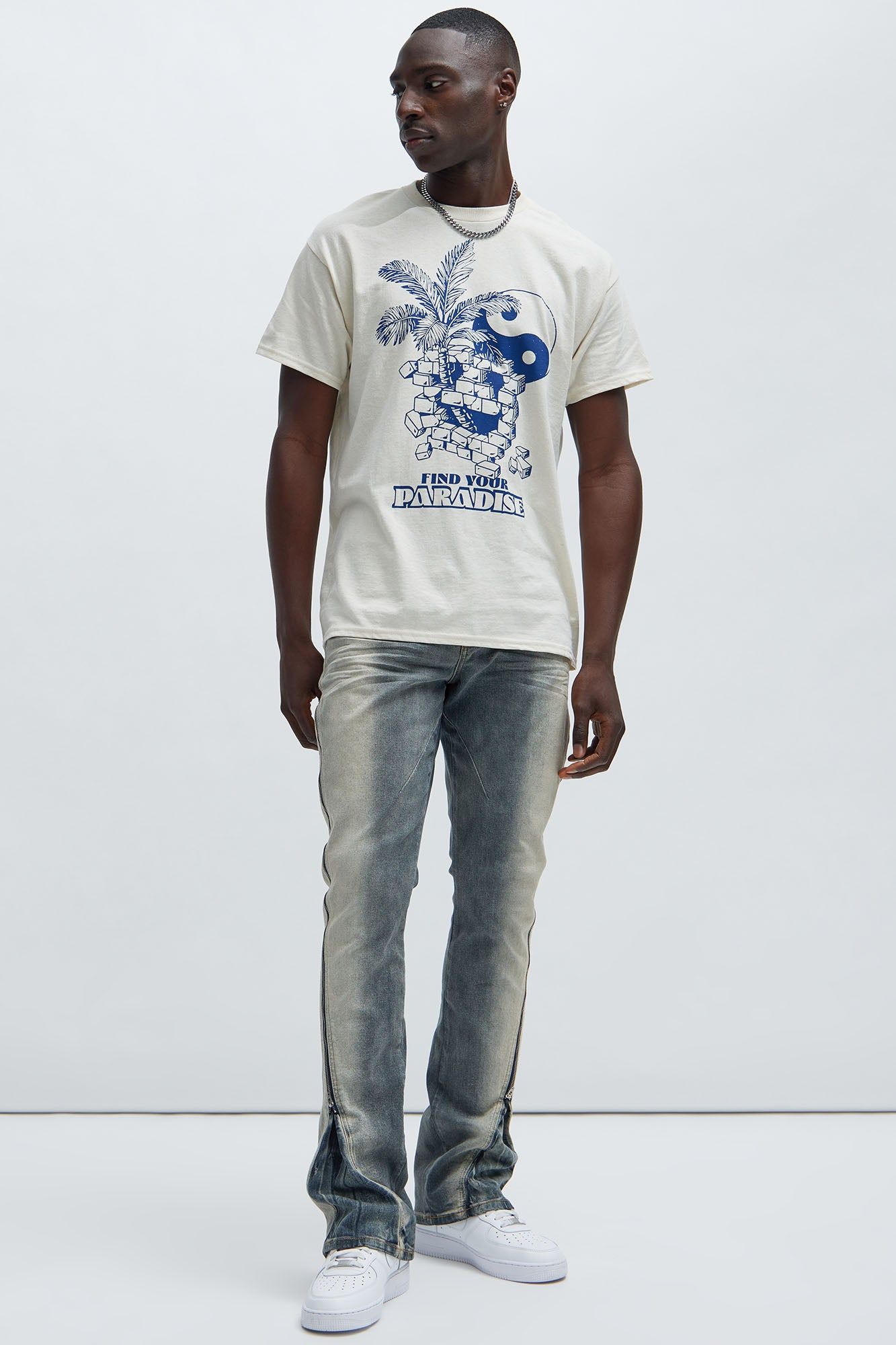 Bricks Short Sleeve Tee - Cream sold by Fashion Nova product image thumbnail 2