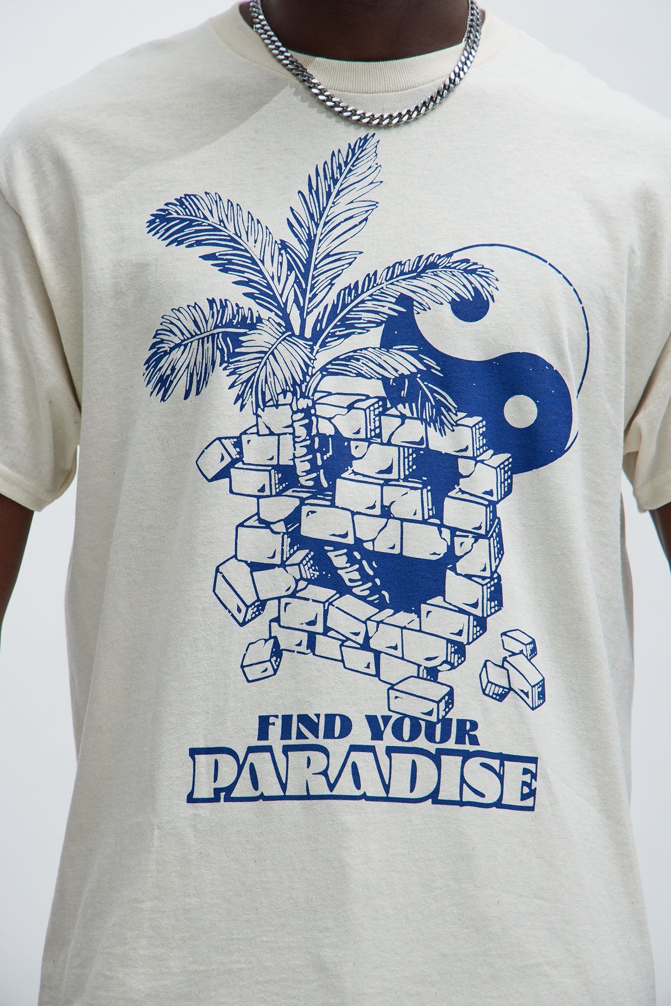 Bricks Short Sleeve Tee - Cream sold by Fashion Nova product image thumbnail 3