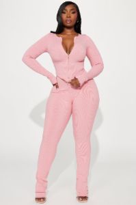 Kira Snatched Pant Set - Mauve sold by Fashion Nova