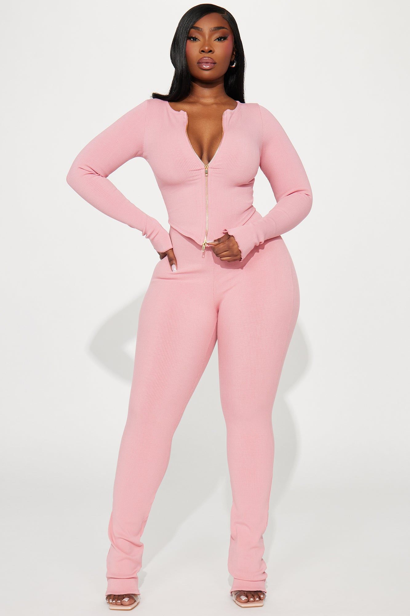Kira Snatched Pant Set - Mauve sold by Fashion Nova product image thumbnail 4