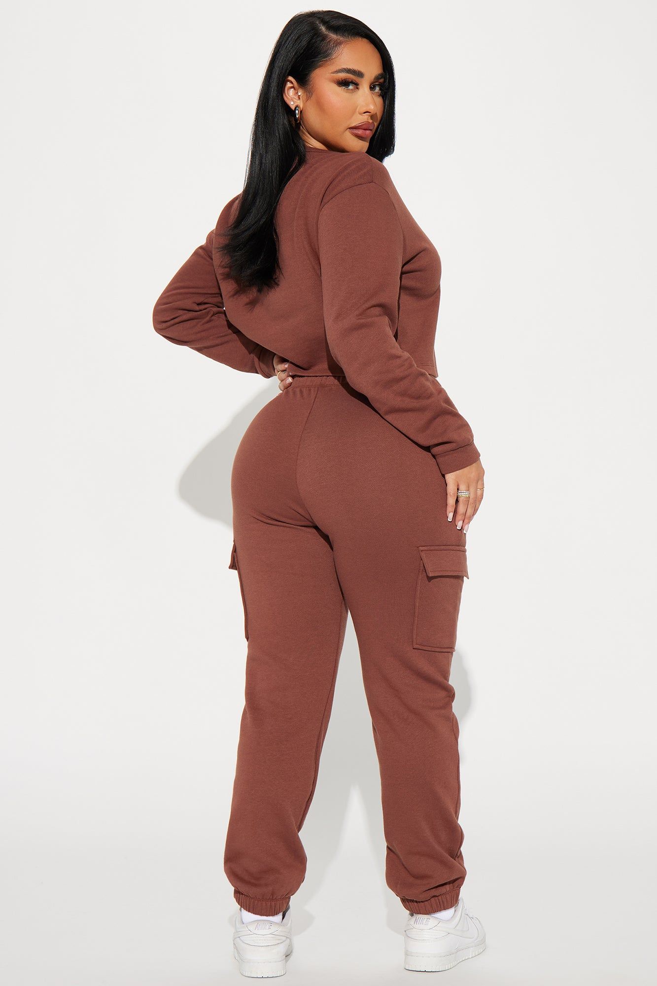 Cuddle Season Jogger Set - Brown sold by Fashion Nova product image thumbnail 3