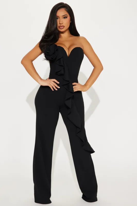 Let Me Prove It Jumpsuit  - Black sold by Fashion Nova