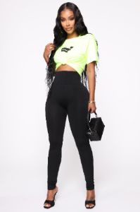 Smooth Operator High Rise Legging - Black sold by Fashion Nova