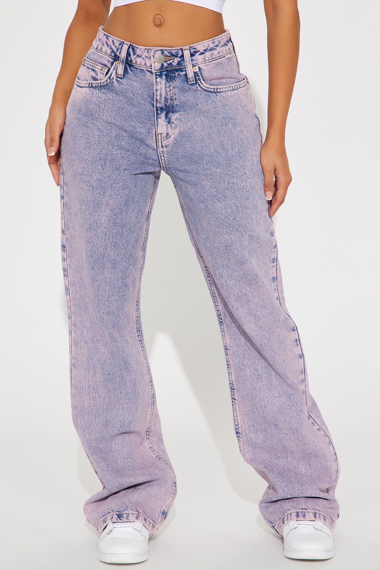 Big Reveal Flare Jeans - Pink sold by Fashion Nova product image thumbnail 2