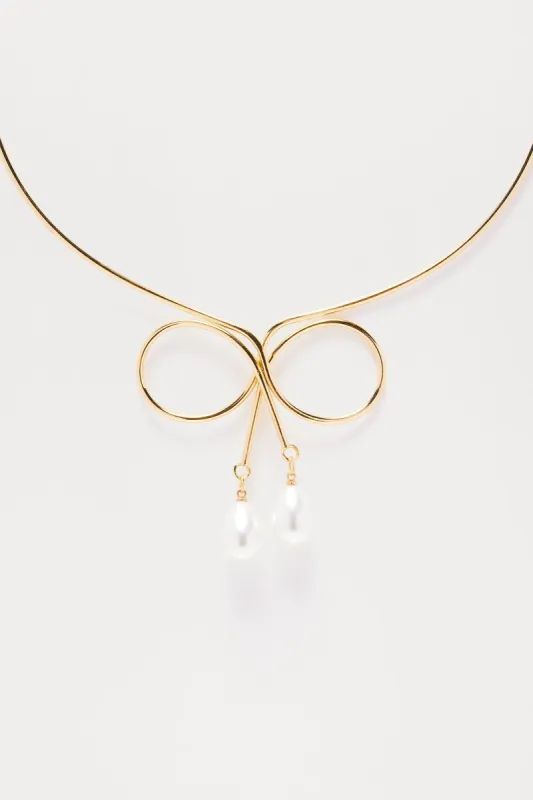 Dressed To Impress Choker - Gold sold by Fashion Nova