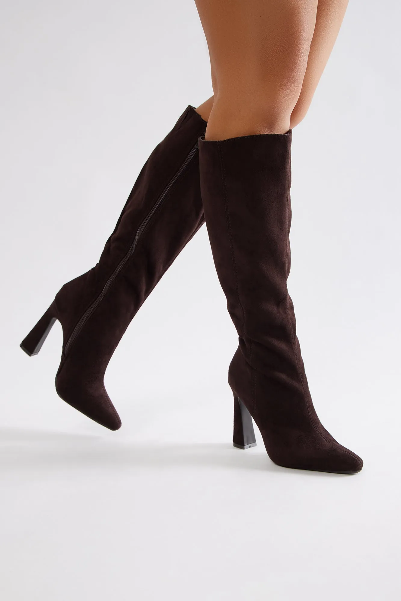 Brett Knee High Boots - Brown sold by Fashion Nova product image thumbnail 4