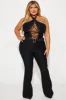 Briana Lace Up Pant Set - Black sold by Fashion Nova