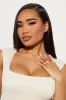 Up Inside My Mind 4 Piece Ring Set - Gold sold by Fashion Nova