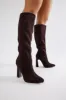 Brett Knee High Boots - Brown sold by Fashion Nova