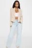 Ways To Go Cropped Blazer - Khaki sold by Fashion Nova