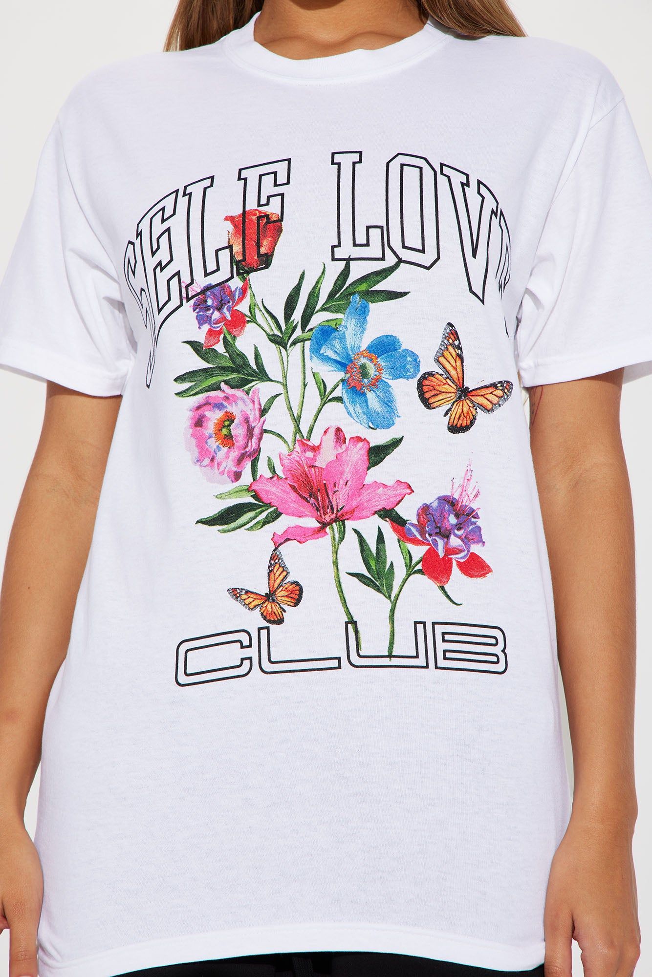 Self Love Season Graphic Tee - White sold by Fashion Nova product image thumbnail 3