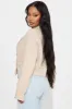 Ways To Go Cropped Blazer - Khaki sold by Fashion Nova