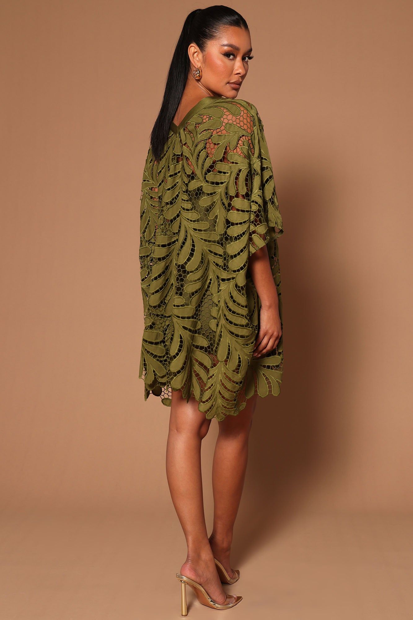 Monica Mini Dress - Olive sold by Fashion Nova product image thumbnail 4