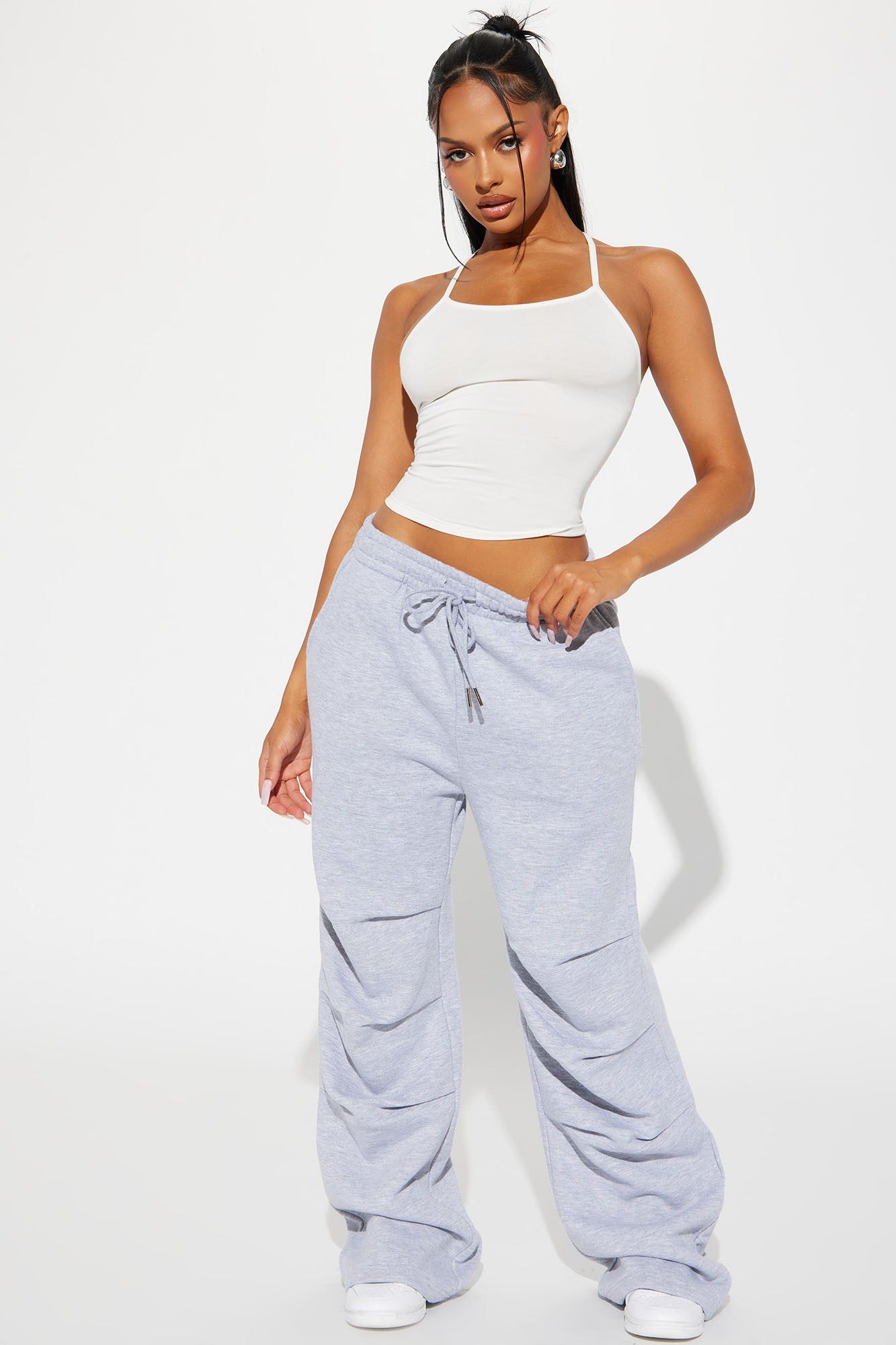 Jordy Racer Back Cami Top - White sold by Fashion Nova product image thumbnail 2