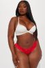 Only Want You Lace Crotchless Panty - Red sold by Fashion Nova