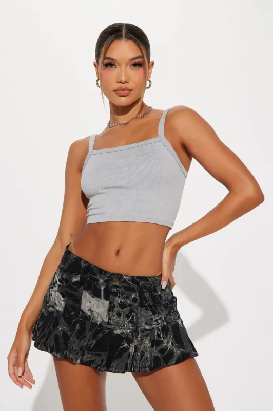 Everyday Cutie Seamless Tank - Heather Grey sold by Fashion Nova