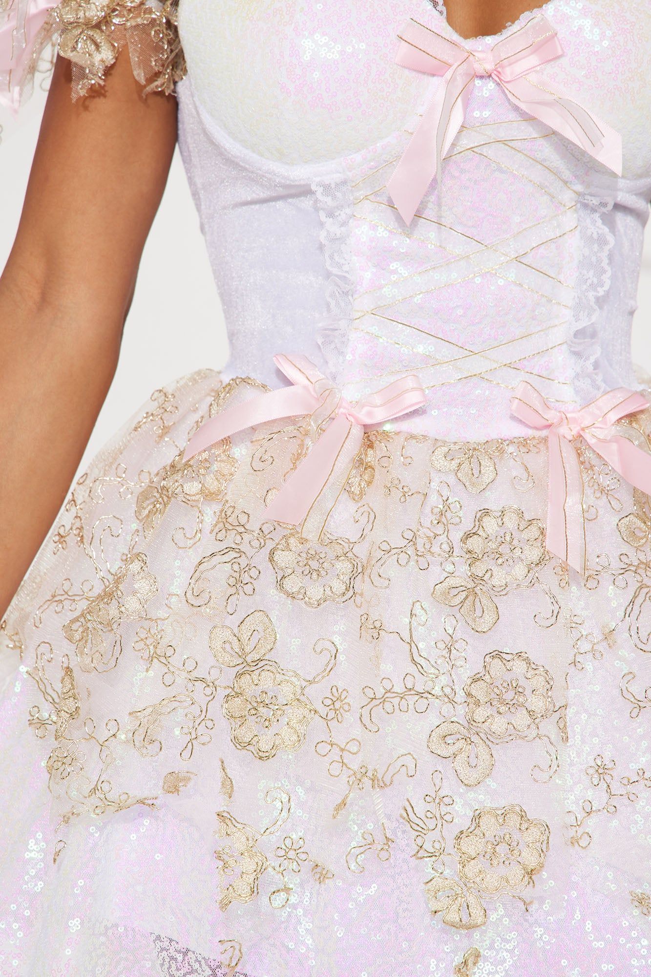 The Good Witch 2 Piece Costume Set - White sold by Fashion Nova product image thumbnail 3