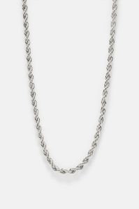 5mm Premium 20″ Rope Chain Necklace - Silver sold by Fashion Nova