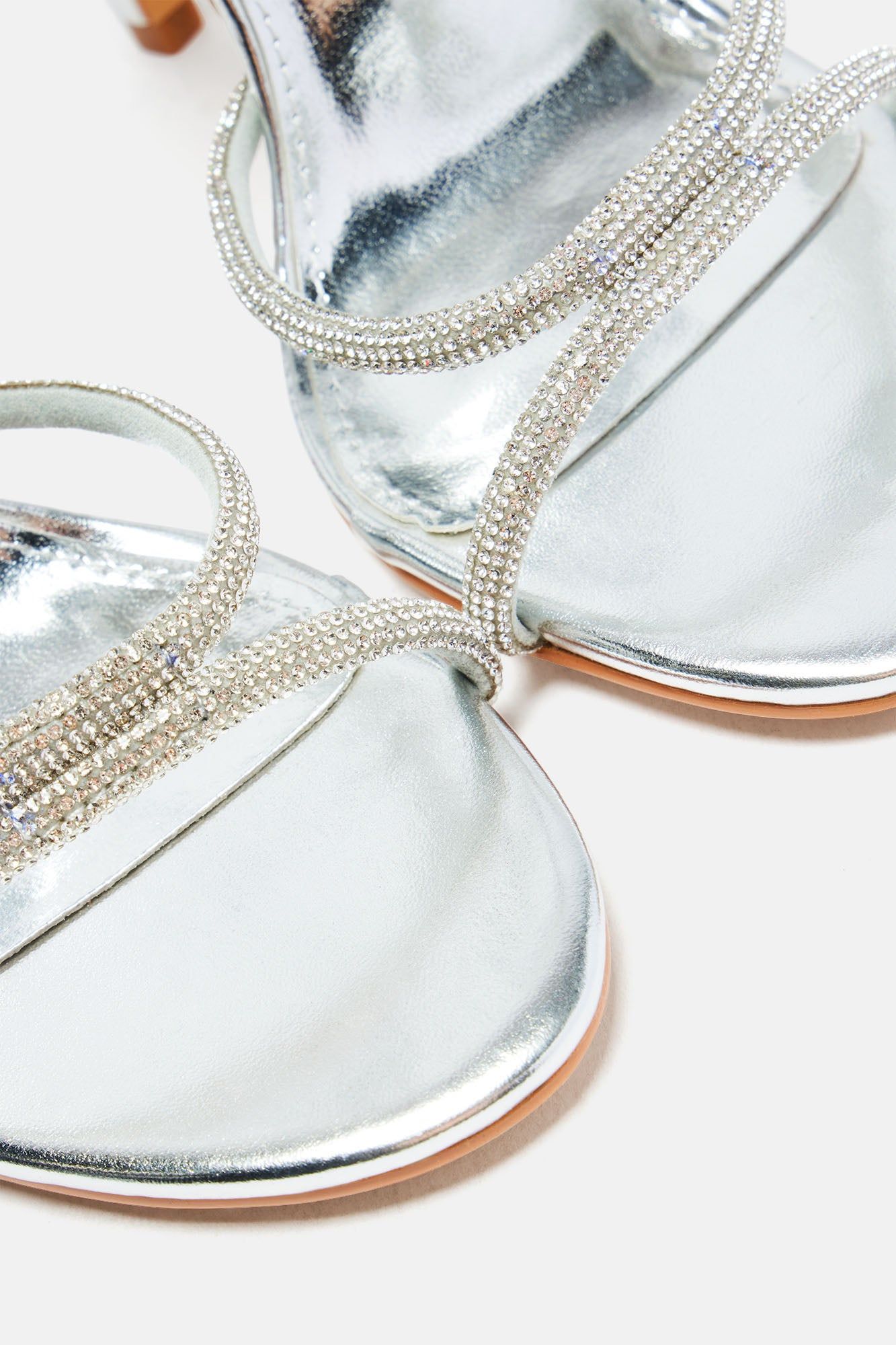 All Day All Night Heeled Sandals - Silver sold by Fashion Nova product image thumbnail 5