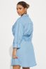 Denise Chambray Shirt Dress - Light Wash sold by Fashion Nova