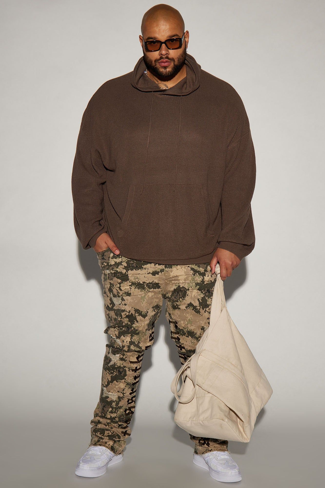 Ruthless Embroidered Stacked Skinny Flare Pants - Green/combo sold by Fashion Nova product image thumbnail 7