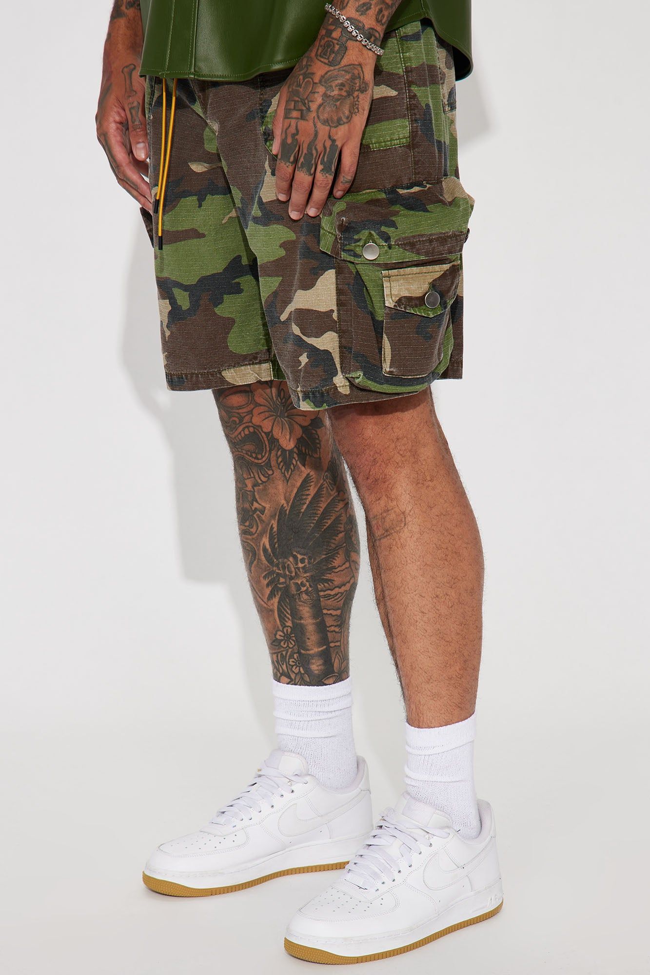 Games Calling Cargo Shorts - Camouflage sold by Fashion Nova