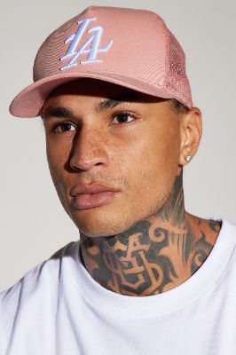 LA Trucker Hat - Mauve sold by Fashion Nova