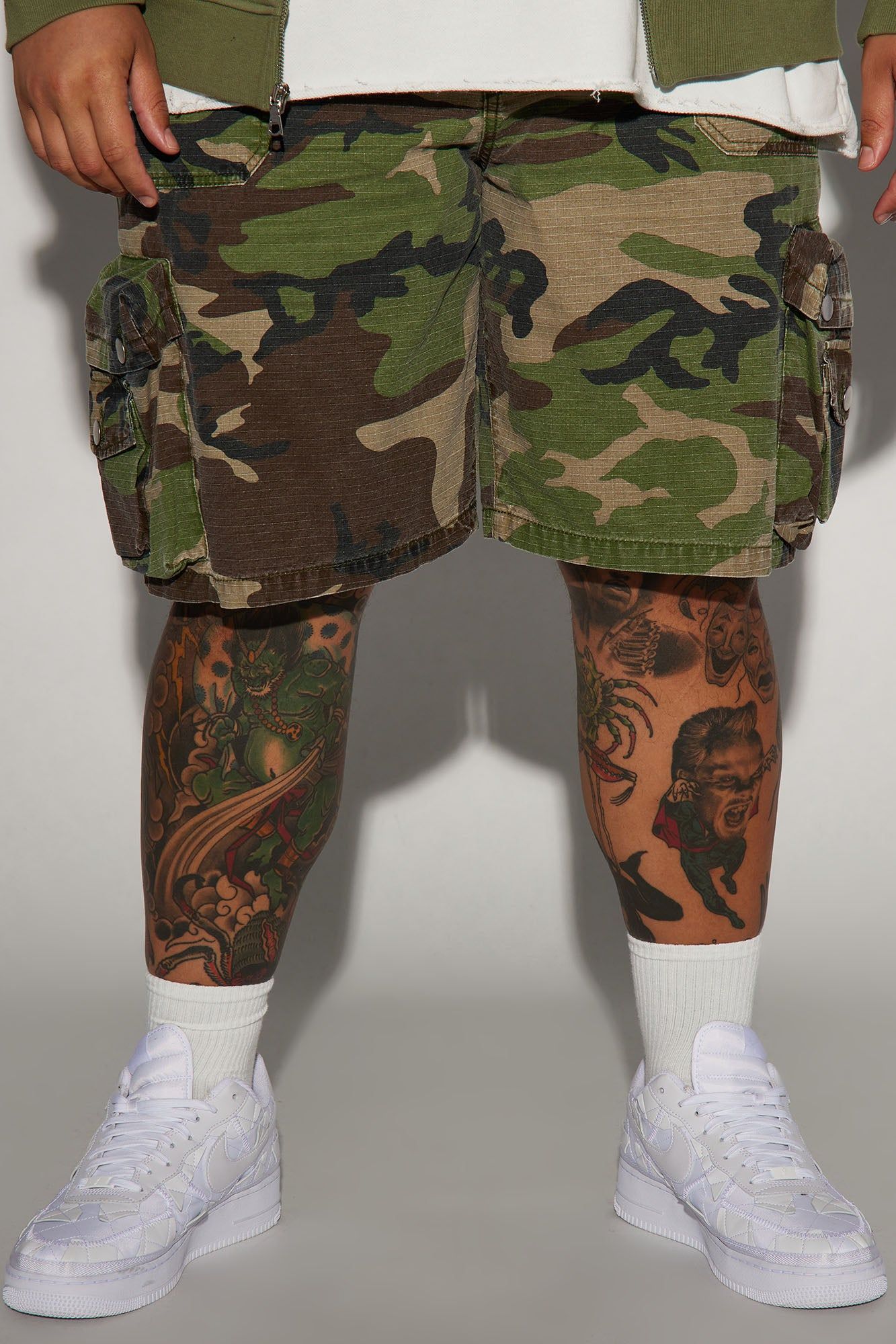 Games Calling Cargo Shorts - Camouflage sold by Fashion Nova product image thumbnail 2