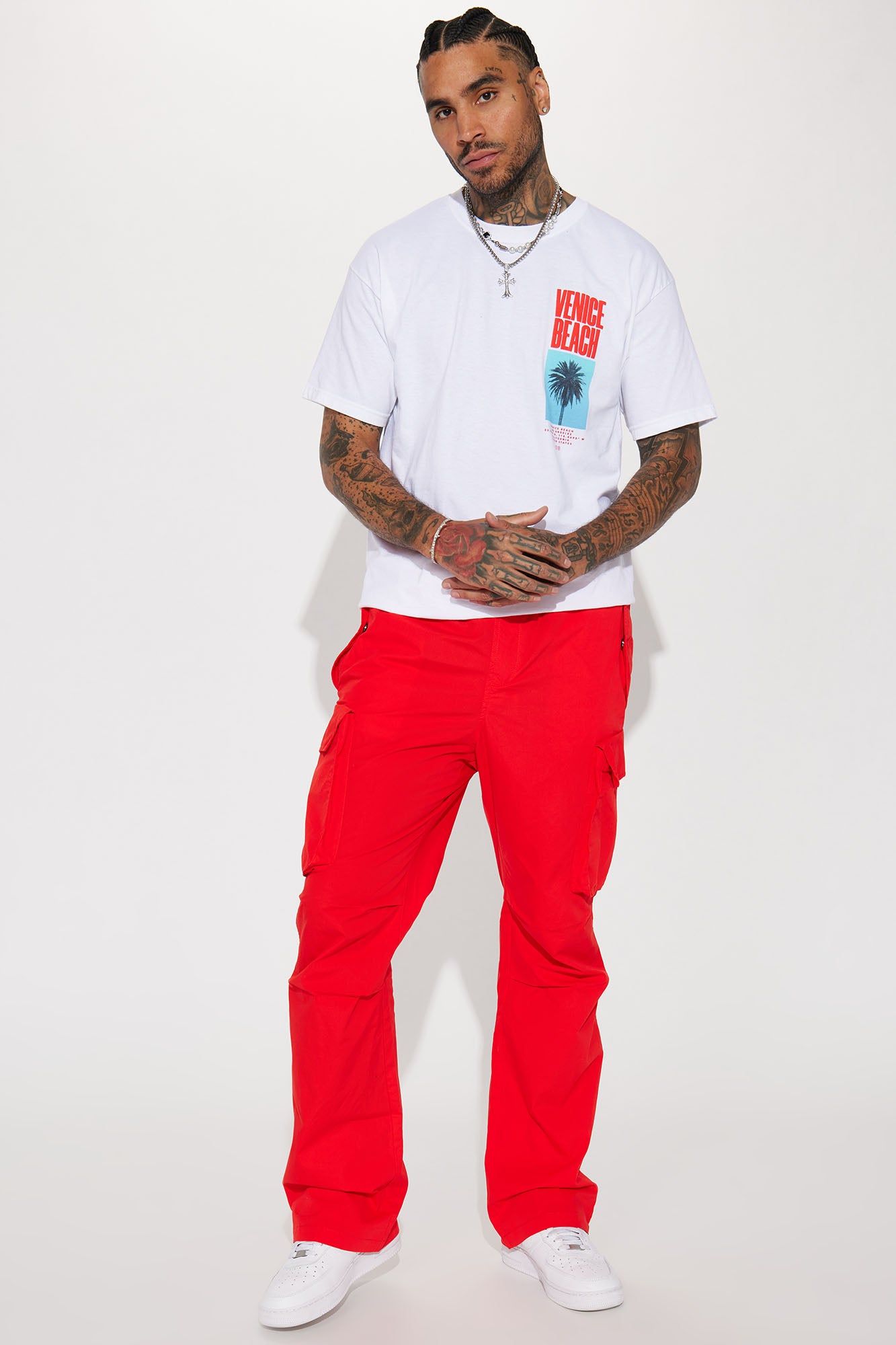 Venice Beach LA Short Sleeve Tee - White sold by Fashion Nova product image thumbnail 3