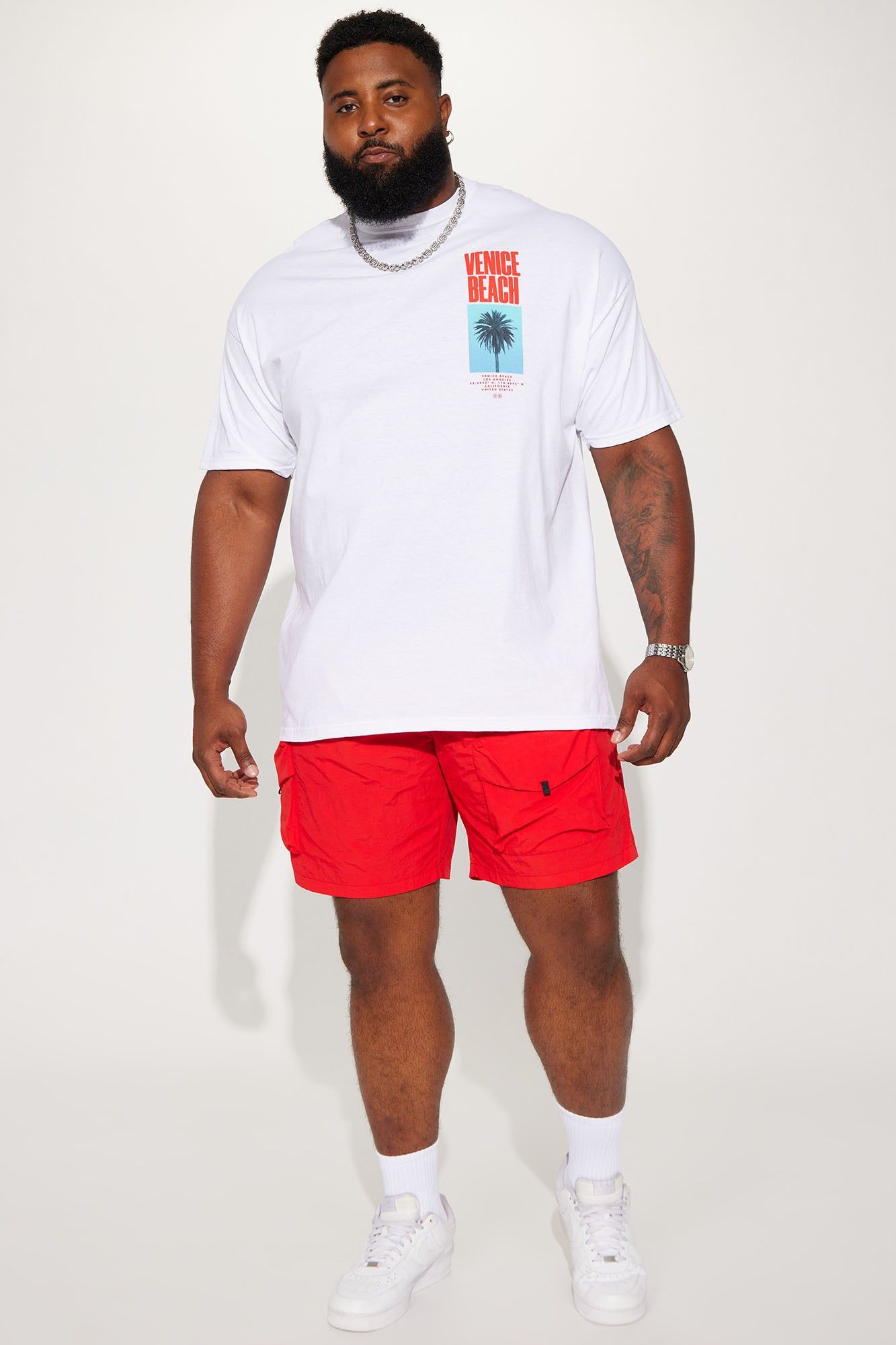 Venice Beach LA Short Sleeve Tee - White sold by Fashion Nova product image thumbnail 6