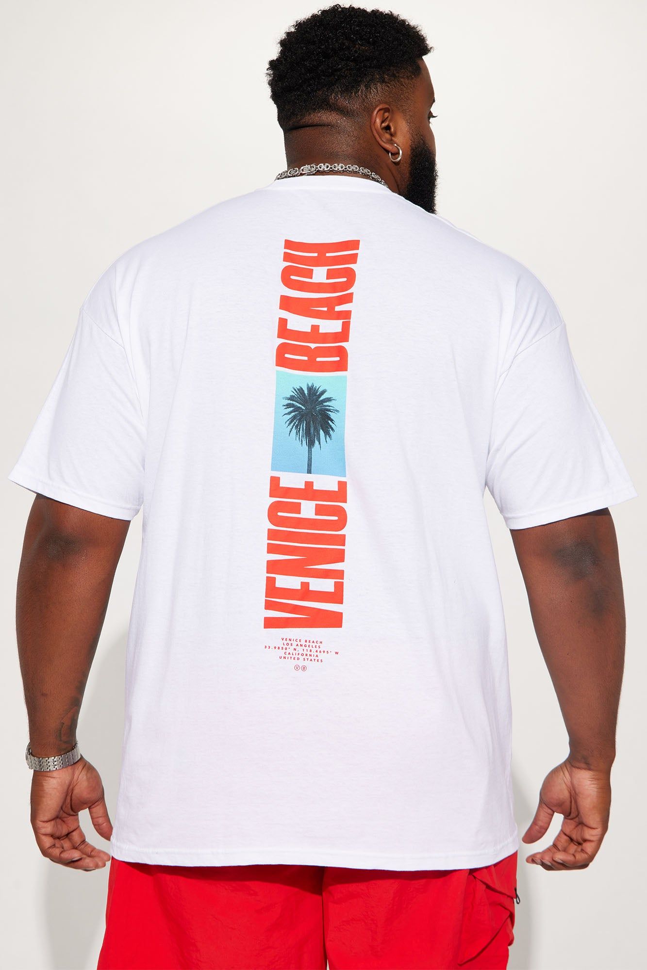 Venice Beach LA Short Sleeve Tee - White sold by Fashion Nova product image thumbnail 8