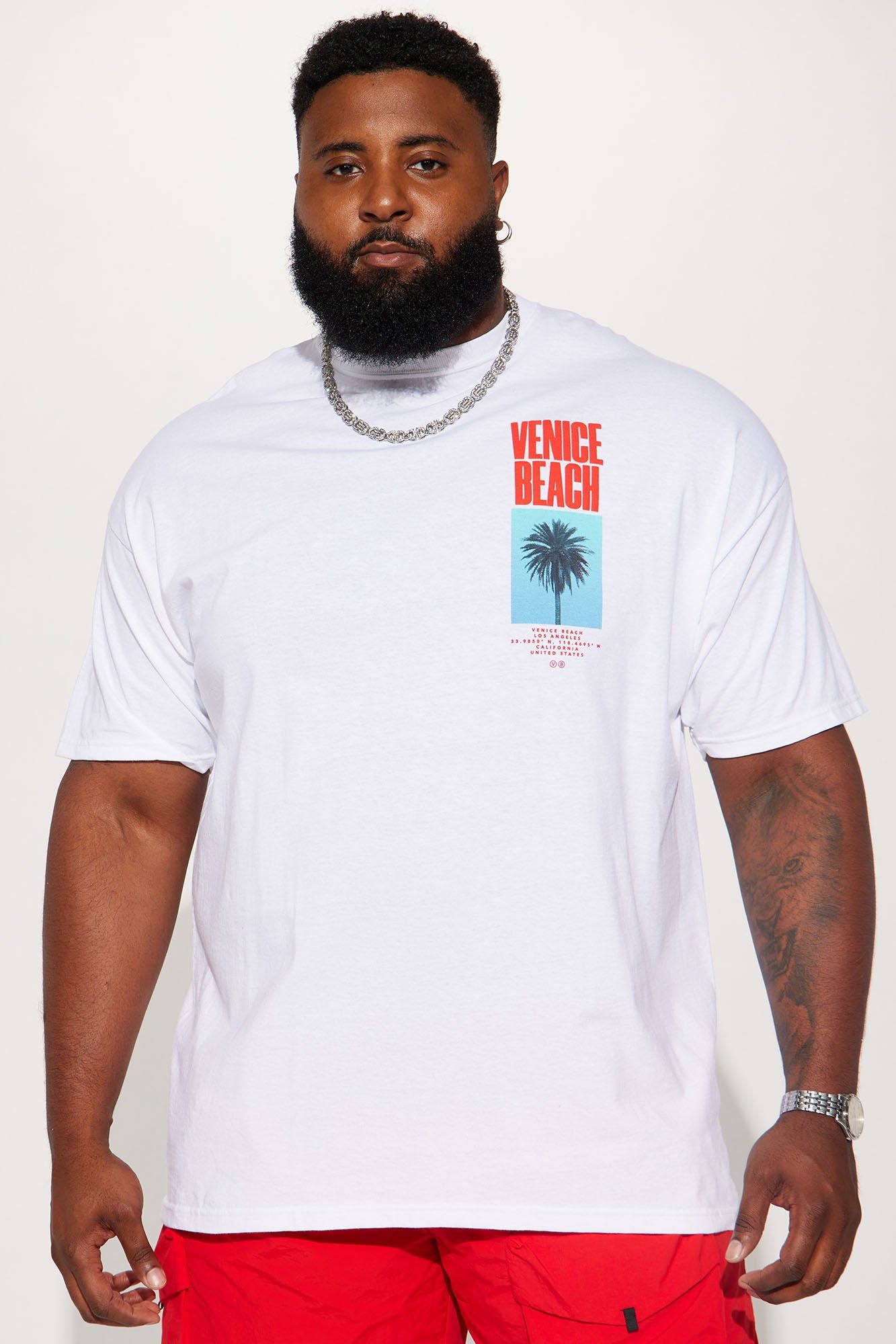 Venice Beach LA Short Sleeve Tee - White sold by Fashion Nova product image thumbnail 2