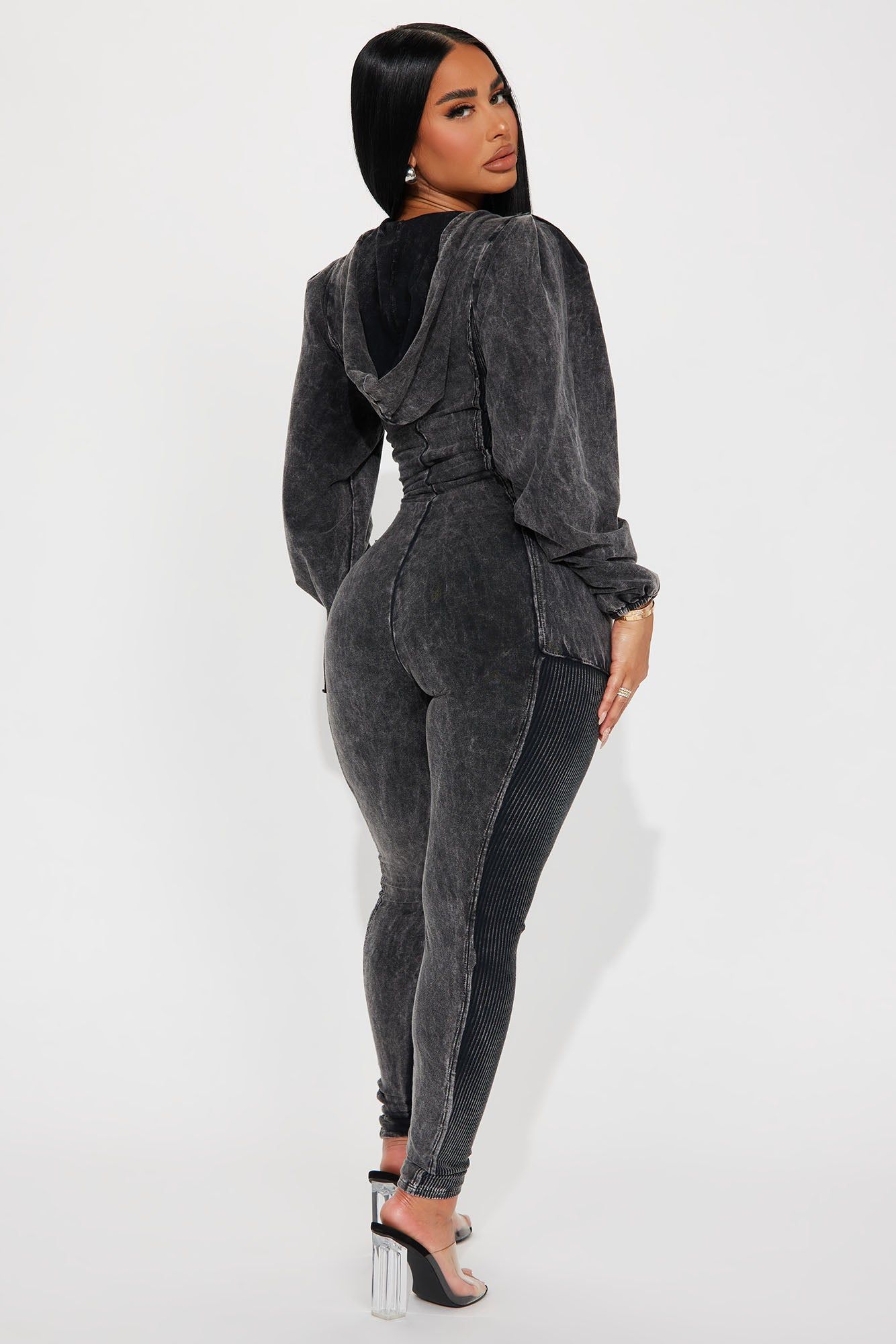 Next Level Lounge Jumpsuit - Black sold by Fashion Nova product image thumbnail 3