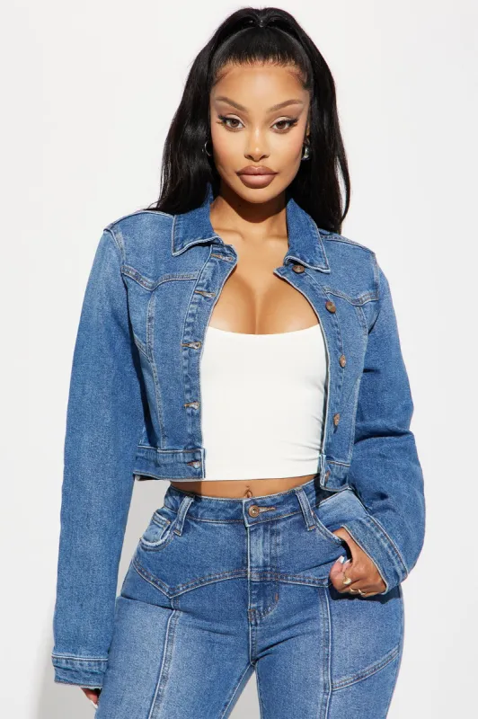 Cheyenne Denim Jacket - Medium Wash sold by Fashion Nova