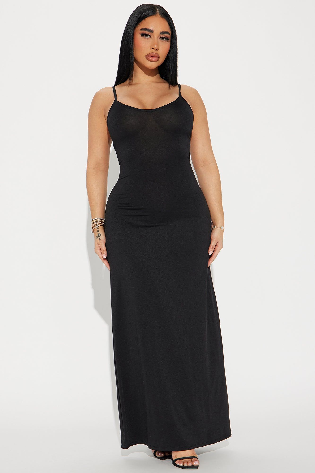 Marla Maxi Dress - Black sold by Fashion Nova