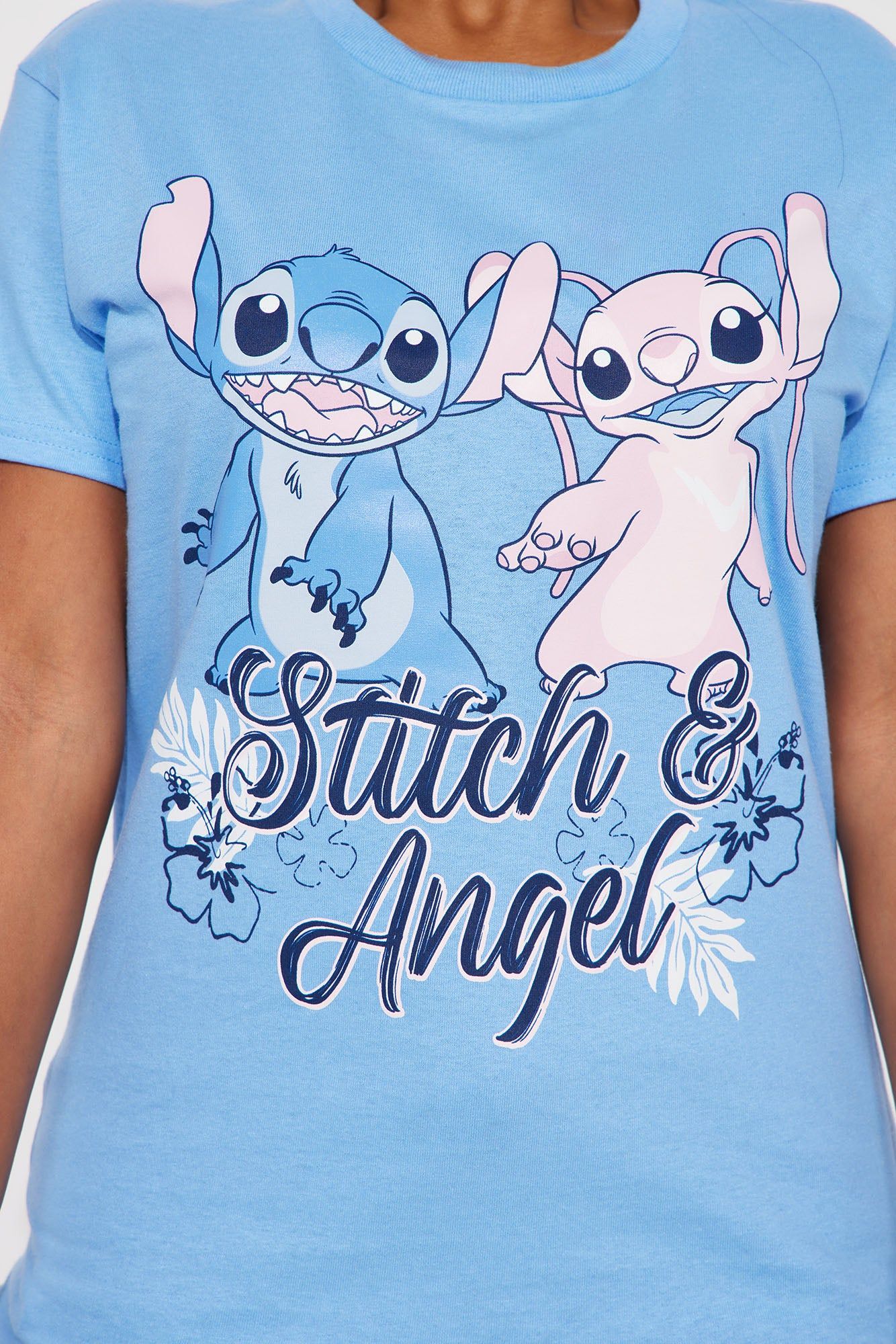 Stitch & Angel Graphic Tee - Blue sold by Fashion Nova product image thumbnail 3