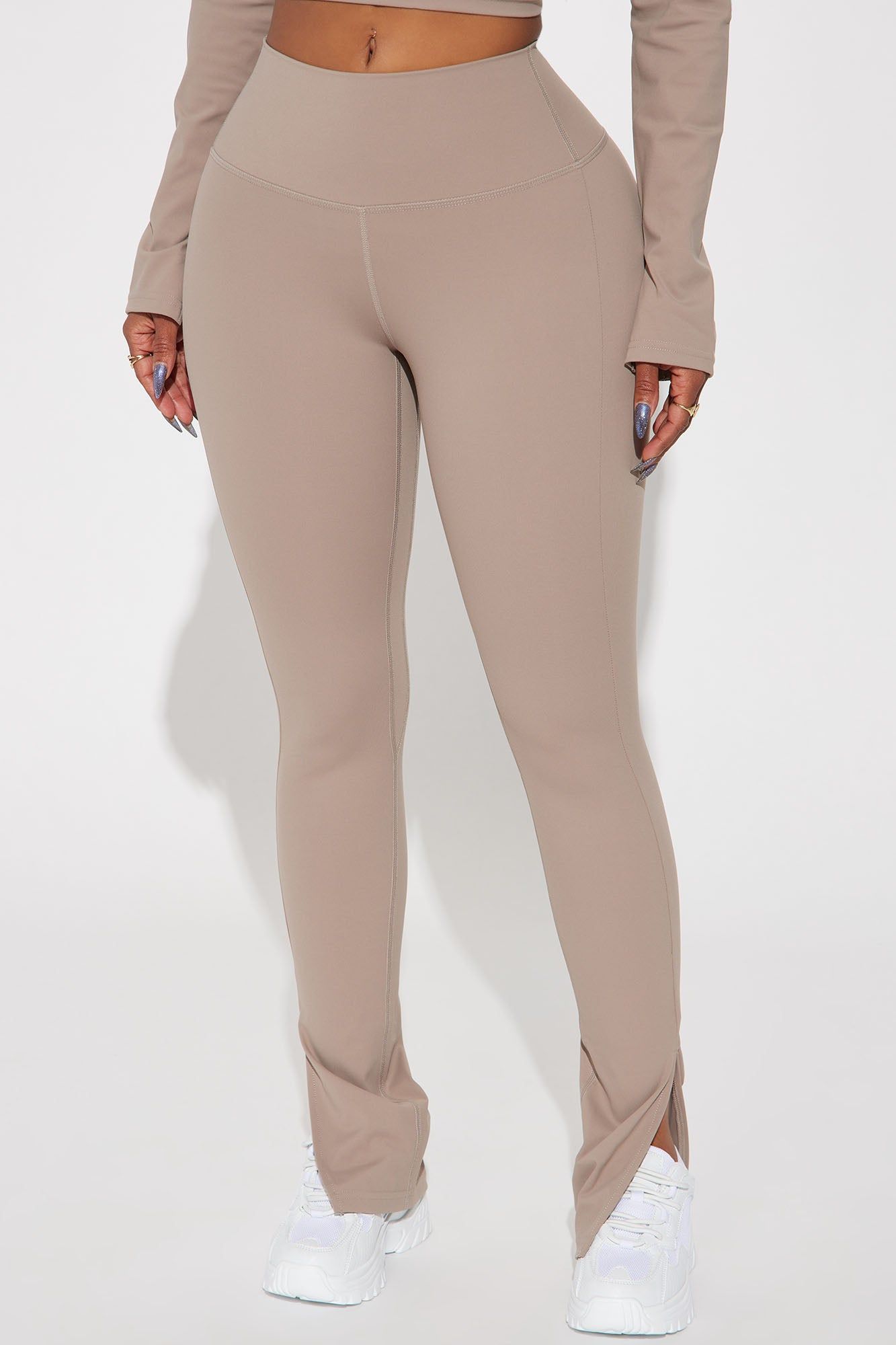 Body Sculpt Seamless Active Legging - Taupe sold by Fashion Nova product image thumbnail 2