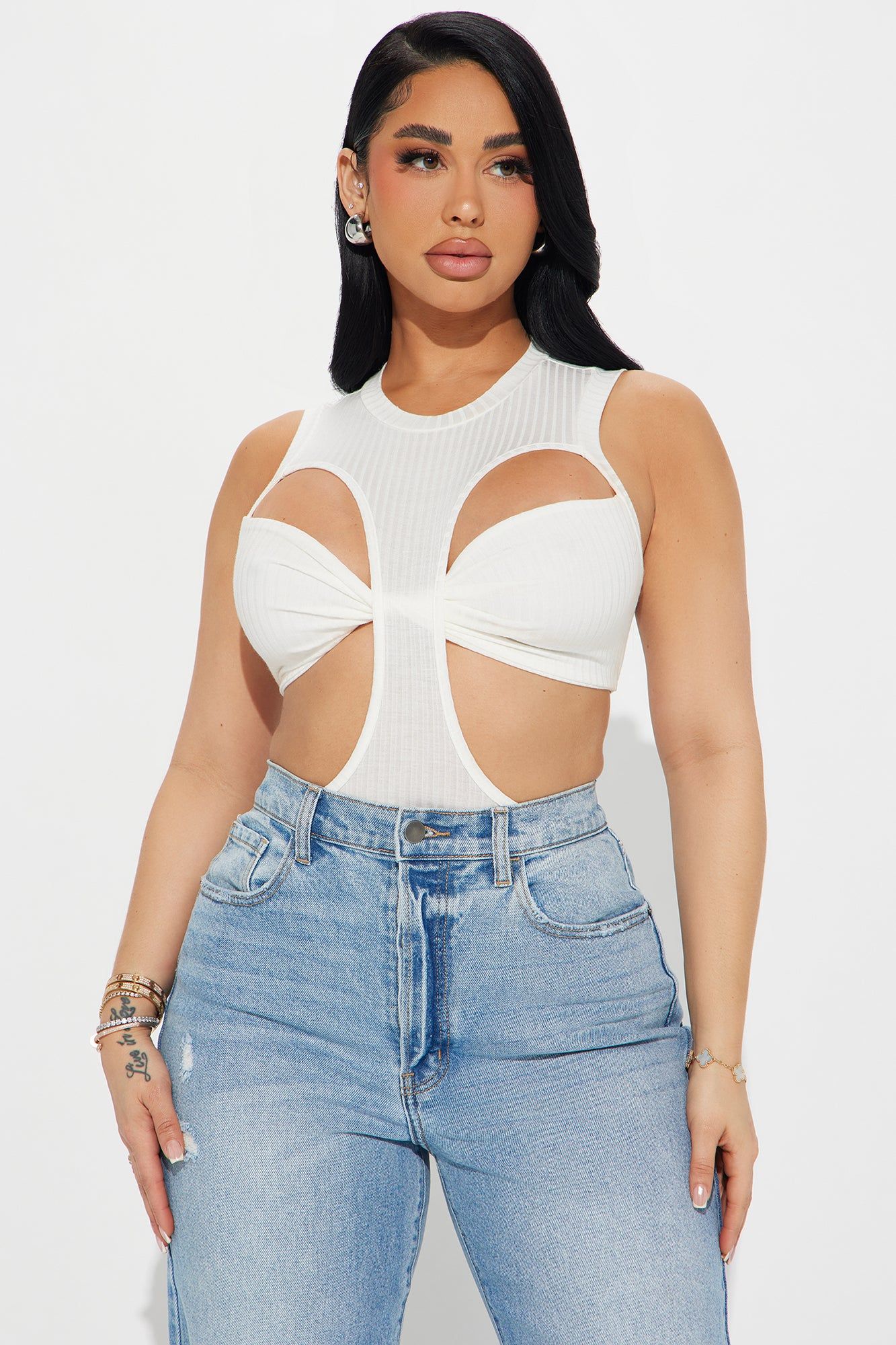 Need You Most Bodysuit - Ivory sold by Fashion Nova product image thumbnail 3