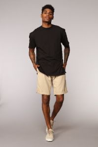 Glover Chino Shorts - Khaki sold by Fashion Nova