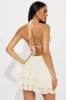 Heart On My Sleeve Lace Mini Dress - Cream sold by Fashion Nova