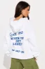 Text Me When You Get Lonely Hoodie - White sold by Fashion Nova